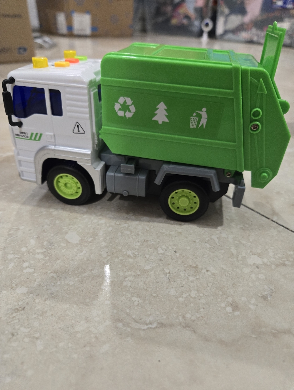 Disney Cars Mack Truck + Garbage Trucks Pickup Toy Vehicle Lot Kids 4pc - Picture 7 of 14